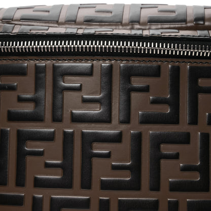 Fendi Vitello Century Bi-Color FF 1974 Embossed Belt Bag Maya Black 8 of 13