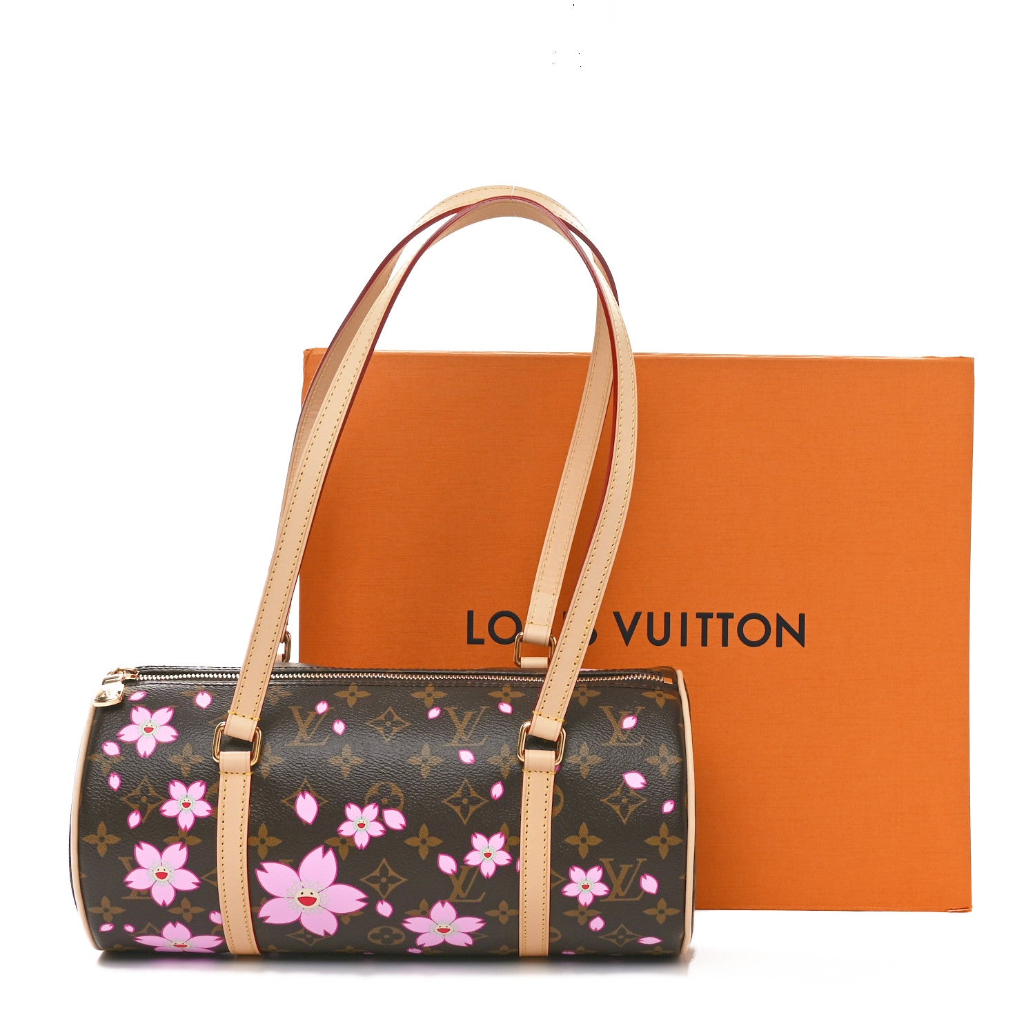 Louis Vuitton LV X TM Monogram Cherry Blossom Papillon Sakura Brown 10 of 10