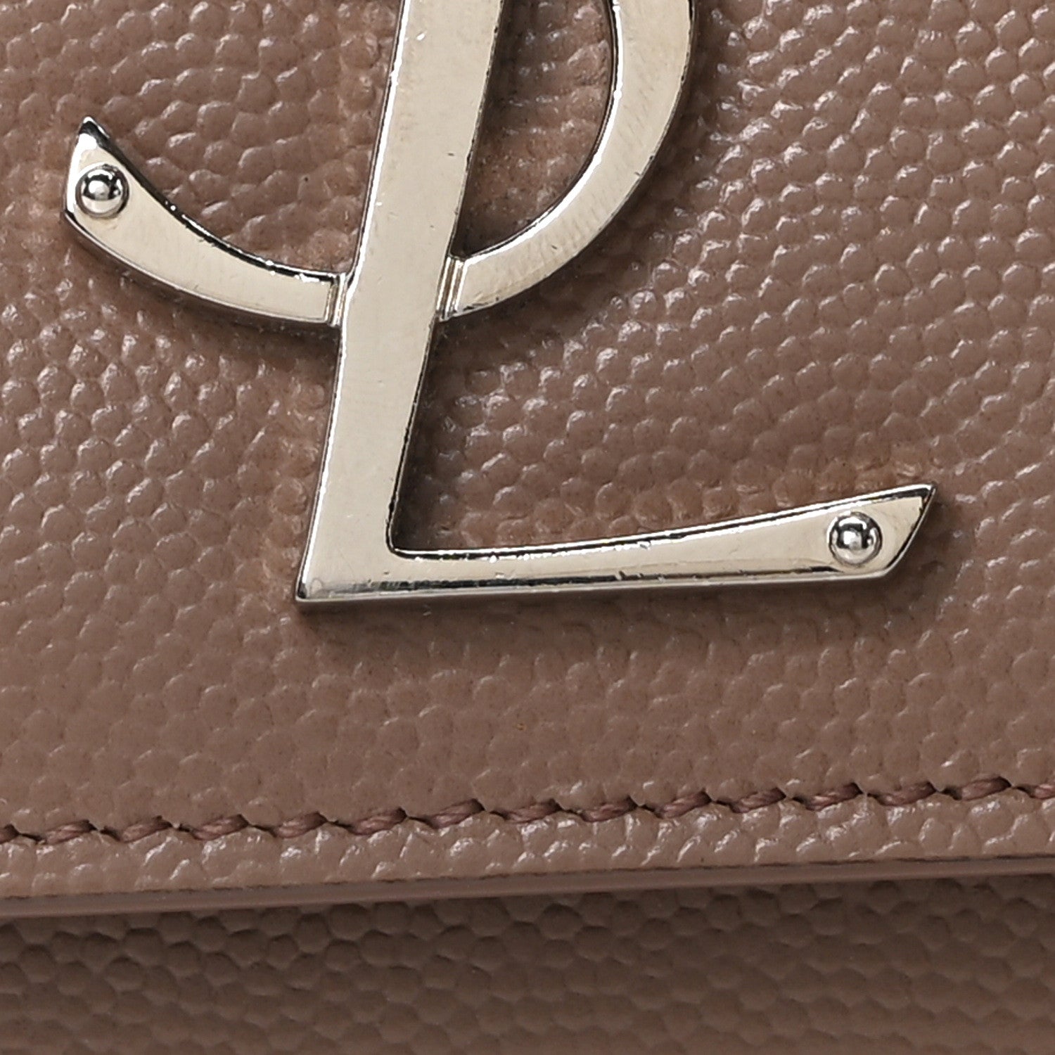 Saint Laurent Grain De Poudre Small Monogram Kate Satchel Fard 7 of 9