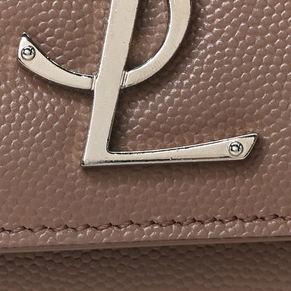 Saint Laurent Grain De Poudre Small Monogram Kate Satchel Fard 7 of 9