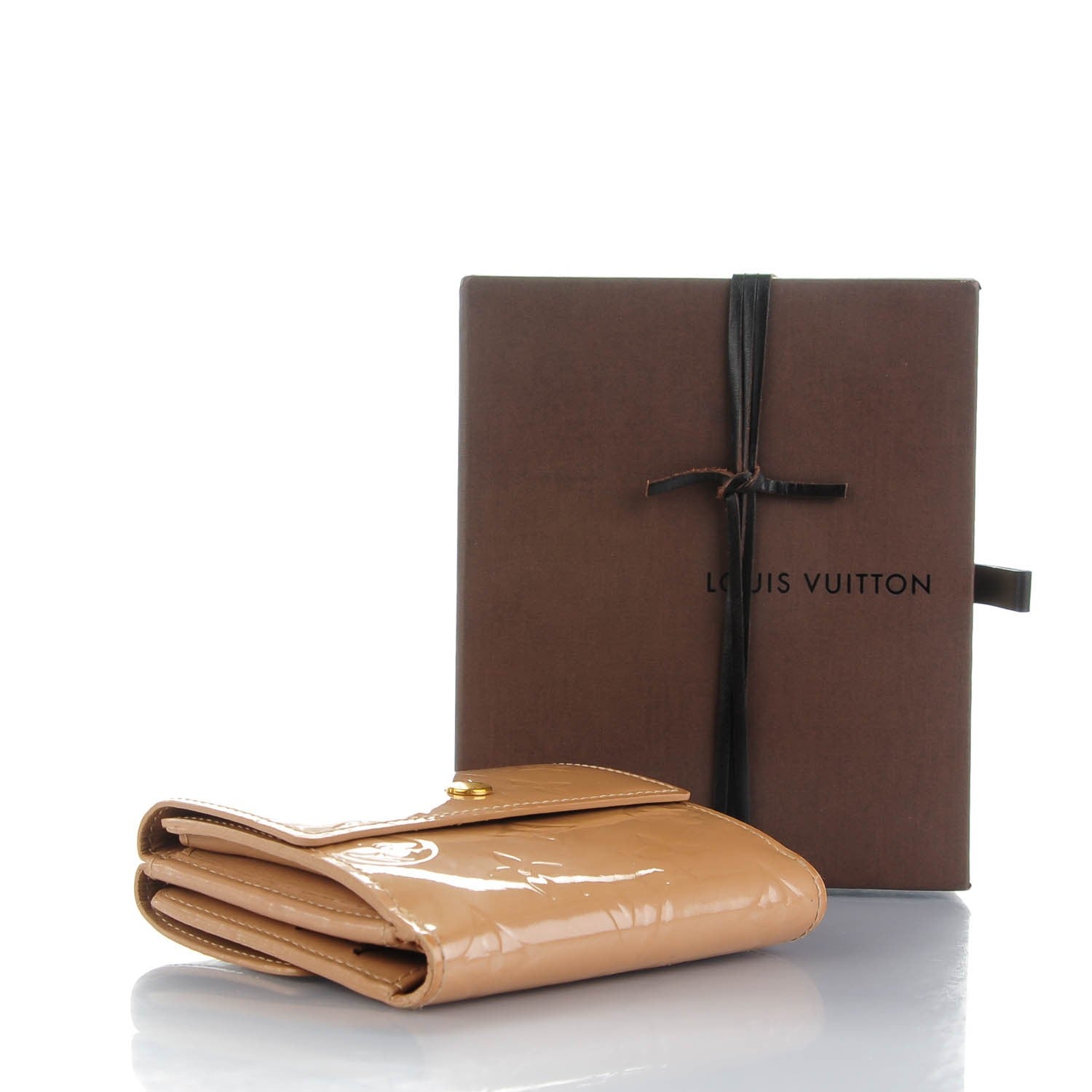 Louis Vuitton Vernis Elise Wallet Noisette 4 of 8