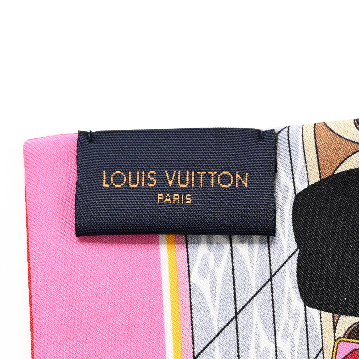 Louis Vuitton Silk Monogram 2021 London Christmas Animation Bandeau Marron 2 of 6