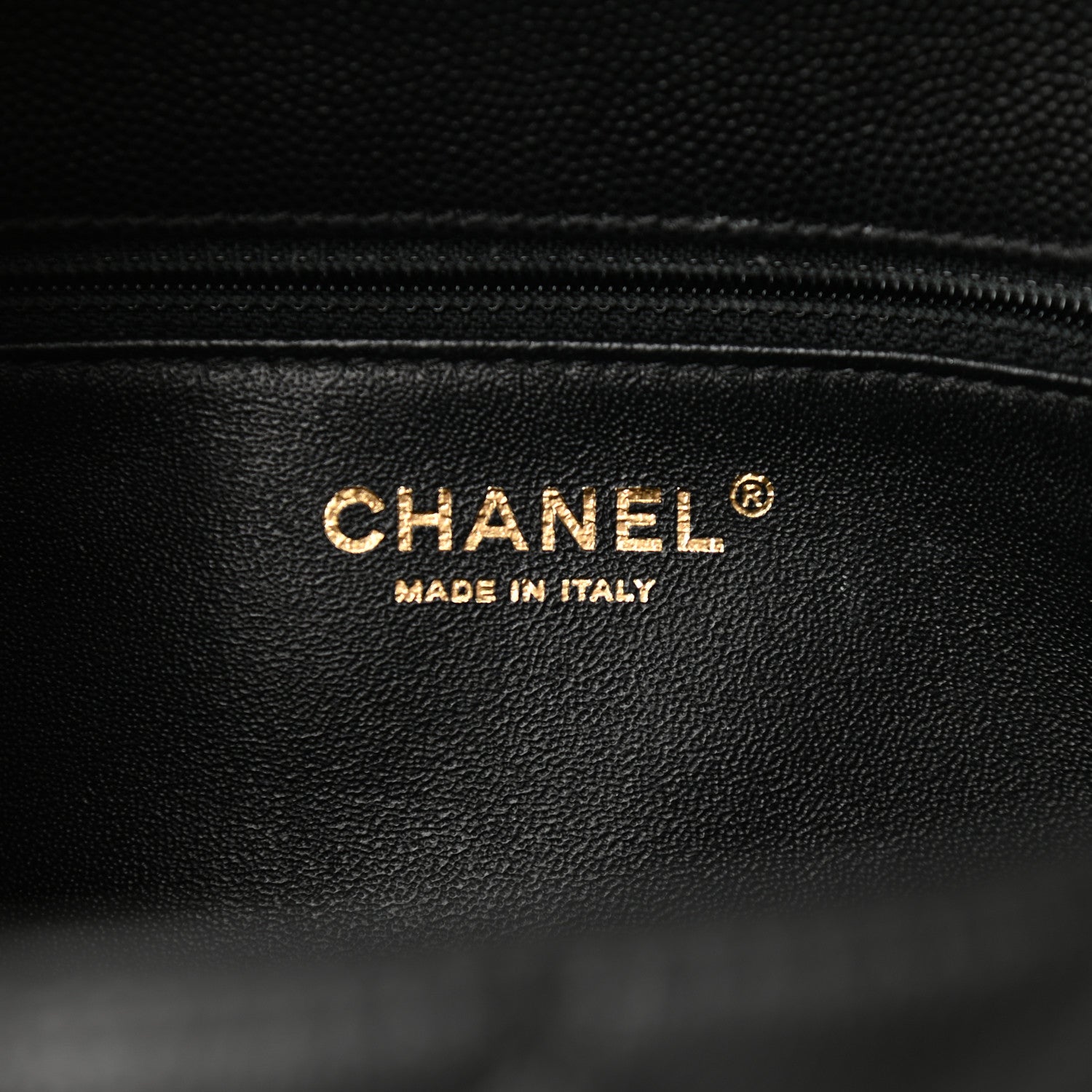 Chanel Caviar Lizard Quilted Medium Coco Handle Flap Black 6 of 10