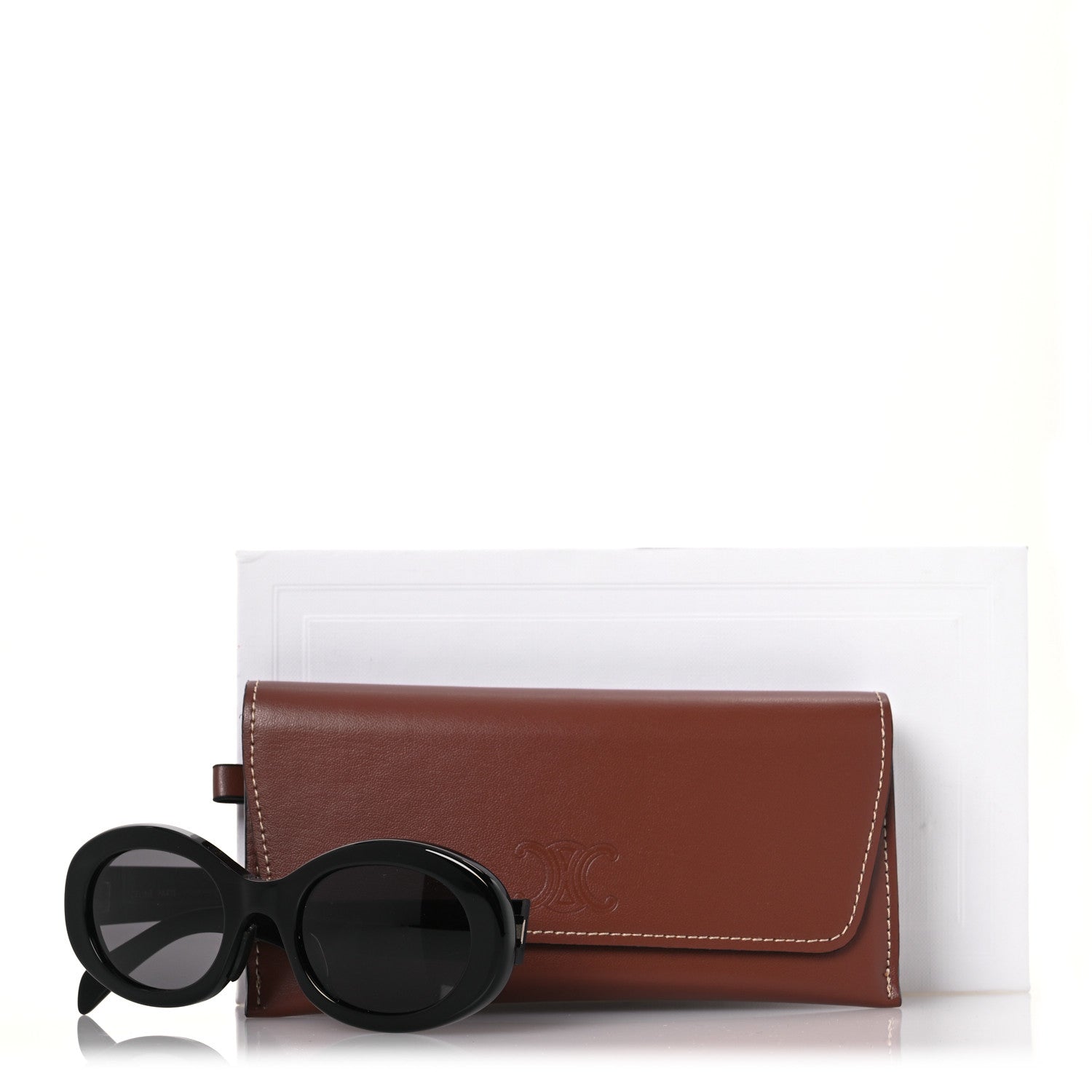 Celine Acetate Triomphe 01 Sunglasses CL 40194U Black 7 of 7