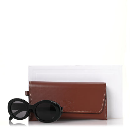 Celine Acetate Triomphe 01 Sunglasses CL 40194U Black 7 of 7