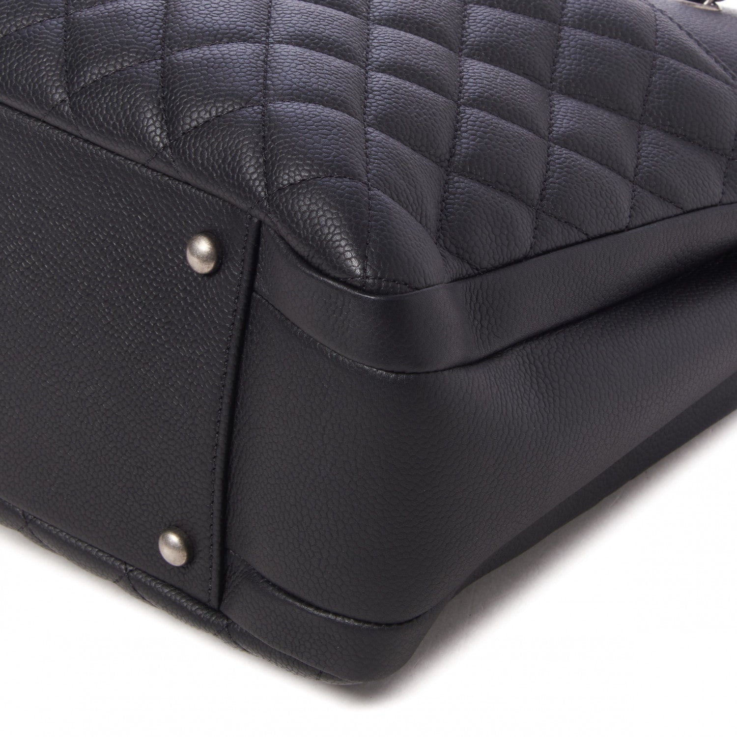 Chanel Caviar Quilted Urban Companion Shopping Tote Black 4 of 10