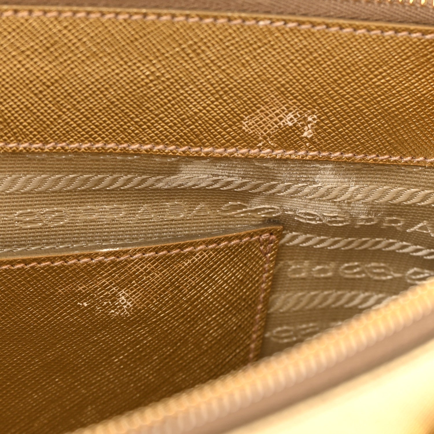 Prada Metallic Saffiano Small Galleria Double Zip Tote Platino 15 of 28