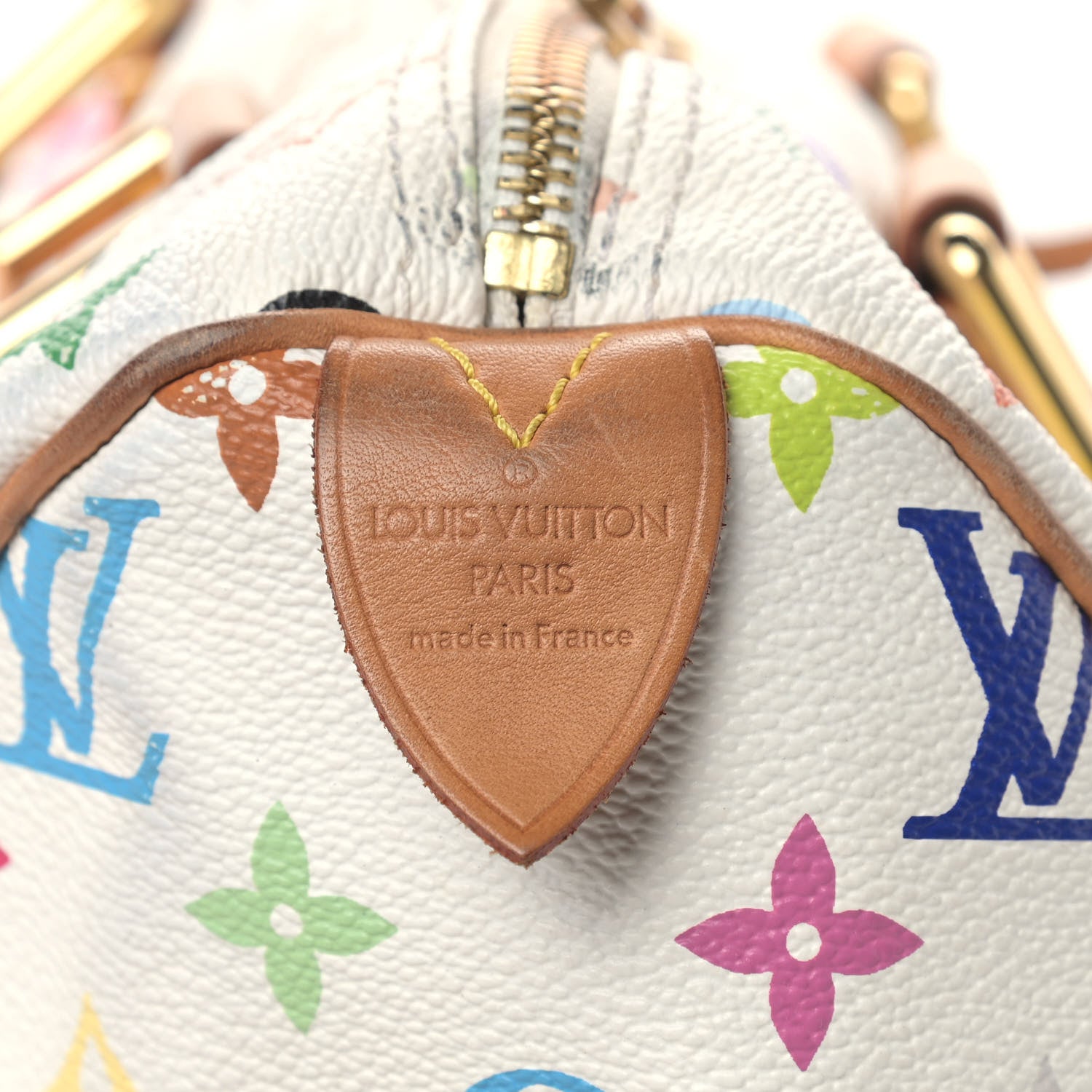 Louis Vuitton Monogram Multicolor Speedy 30 White 6 of 15