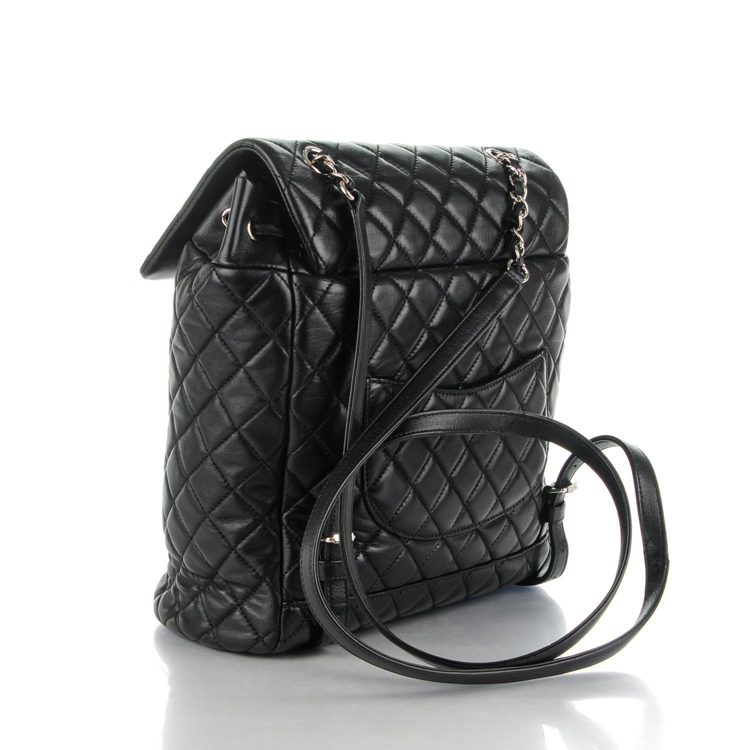 Chanel Lambskin Quilted Large Urban Spirit Backpack Black 3 of 7