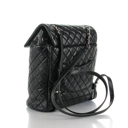 Chanel Lambskin Quilted Large Urban Spirit Backpack Black 3 of 7