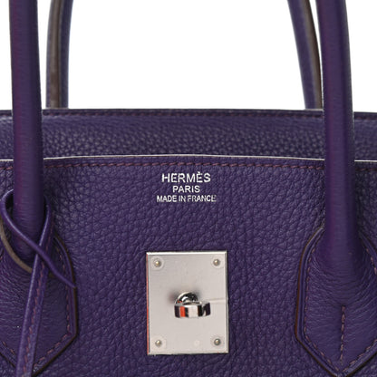 Hermes Togo Birkin 35 Iris 6 of 11