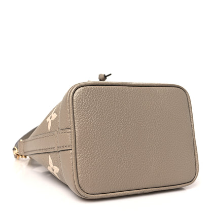 Louis Vuitton Empreinte Monogram Giant Nano Noe Tourterelle Creme 4 of 10