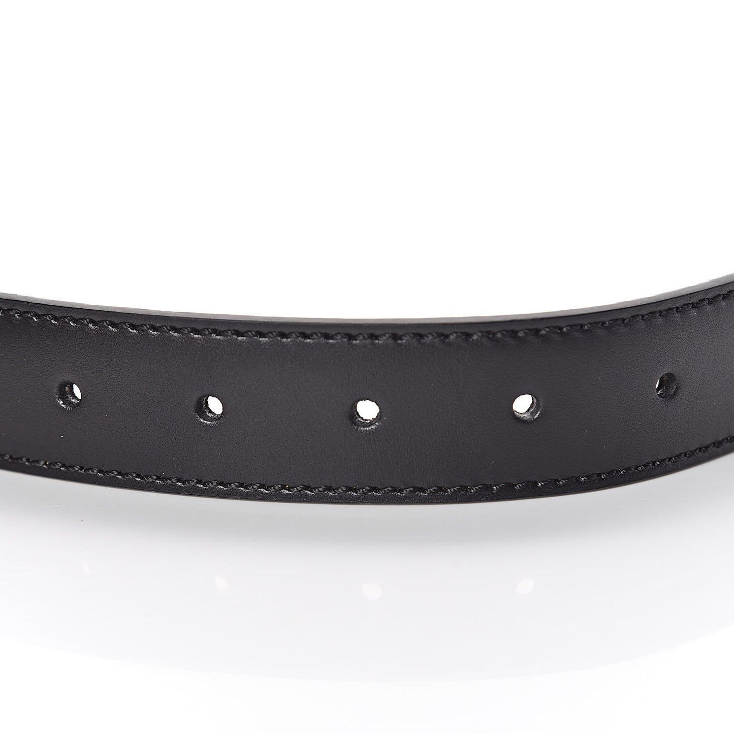 Vitello Havana Elite Monster Eyes Buckle Reversible Belt Yellow Black