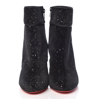 Christian Louboutin Velvet Galactica Moulamax 85 Booties 38 Black 2 of 8