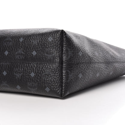MCM Visetos Medium Anya Shopper Tote Black 10 of 14
