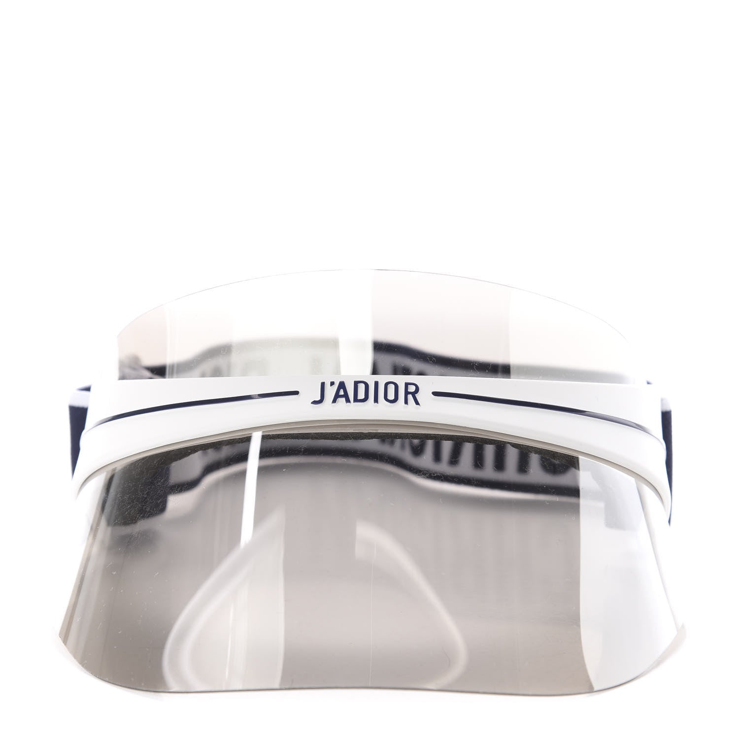 Christian Dior Mirrored DiorClub1 Sun Visor Silver 1 of 5