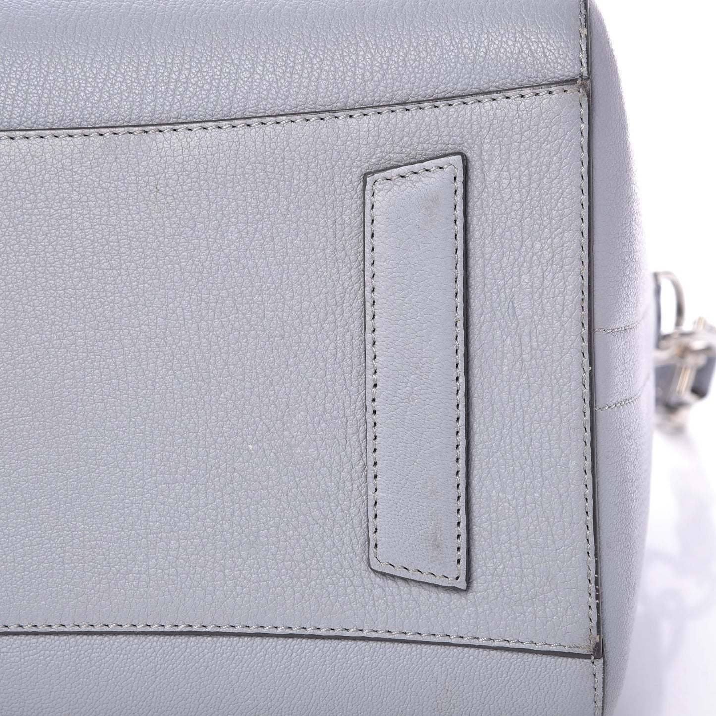 Sugar Goatskin Medium Antigona Pearl Grey