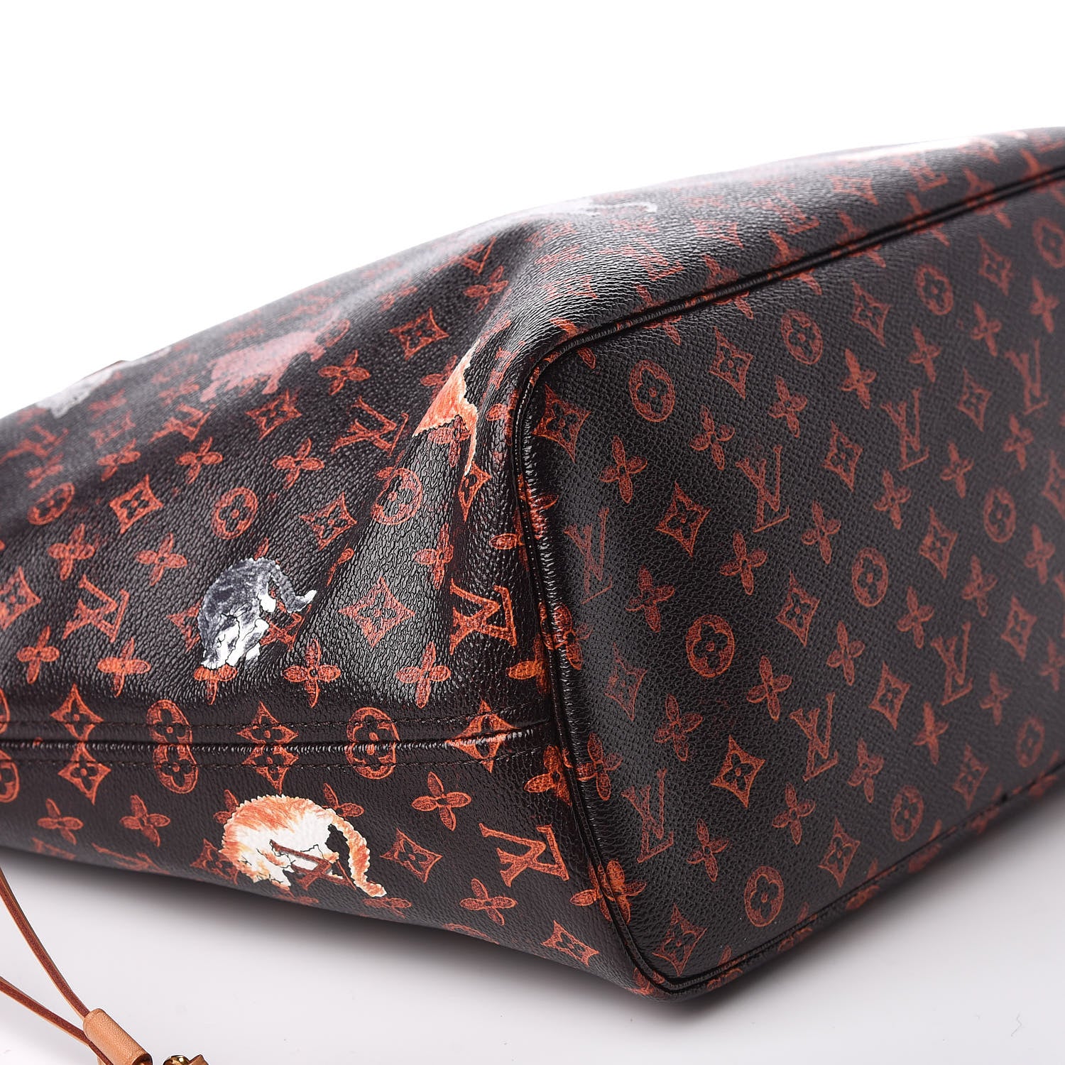 Louis Vuitton Catogram Neverfull MM Marron 7 of 12