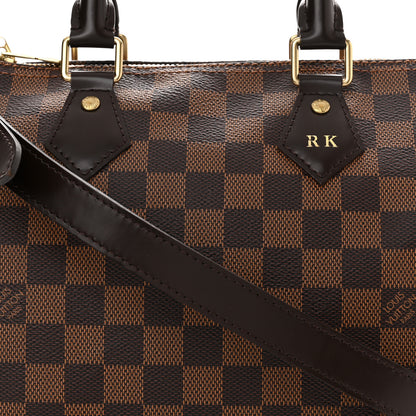 Louis Vuitton Damier Ebene Speedy Bandouliere 25 7 of 9