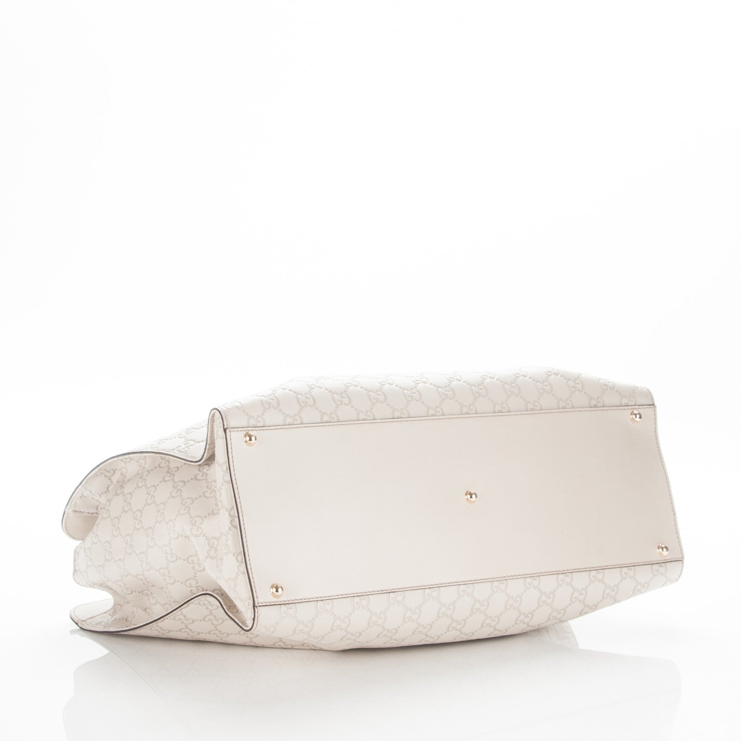 Gucci Guccissima Piston Tote Off White 4 of 9