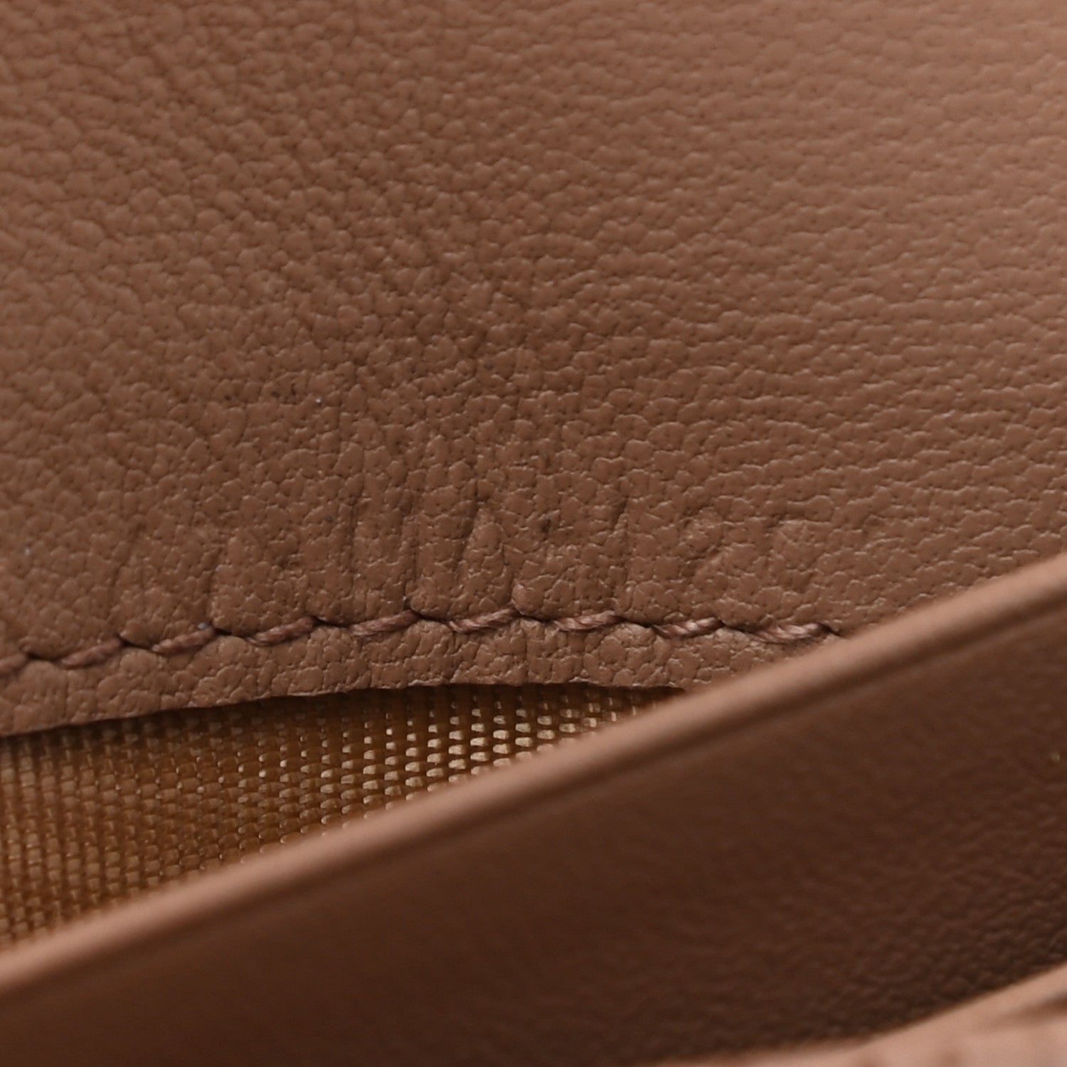 Christian Dior Grained Calfskin Saddle Card Holder Blush 8 of 9