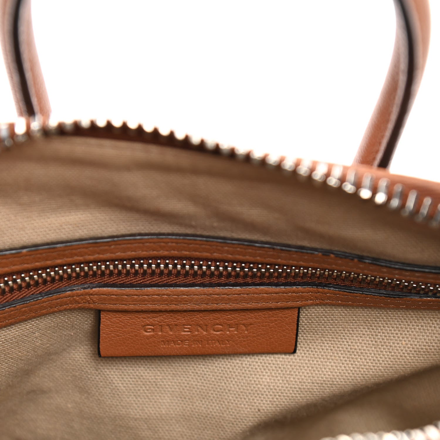 Givenchy Sugar Goatskin Mini Antigona Caramel 7 of 8