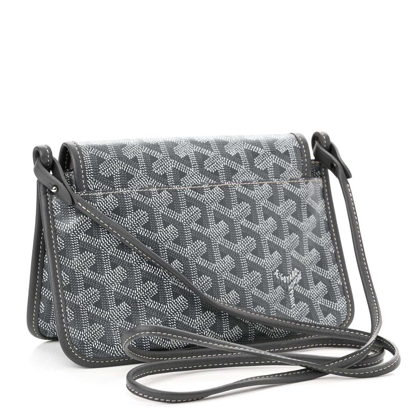 Goyardine Plumet Wallet Clutch Grey