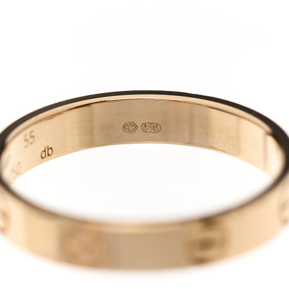 Cartier 18K Yellow Gold 3.5mm LOVE Wedding Band Ring 55 7.25 5 of 5