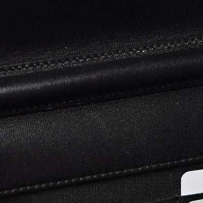Chanel Patent Calfskin Quilted Boy Wallet On Chain WOC Black 11 of 12