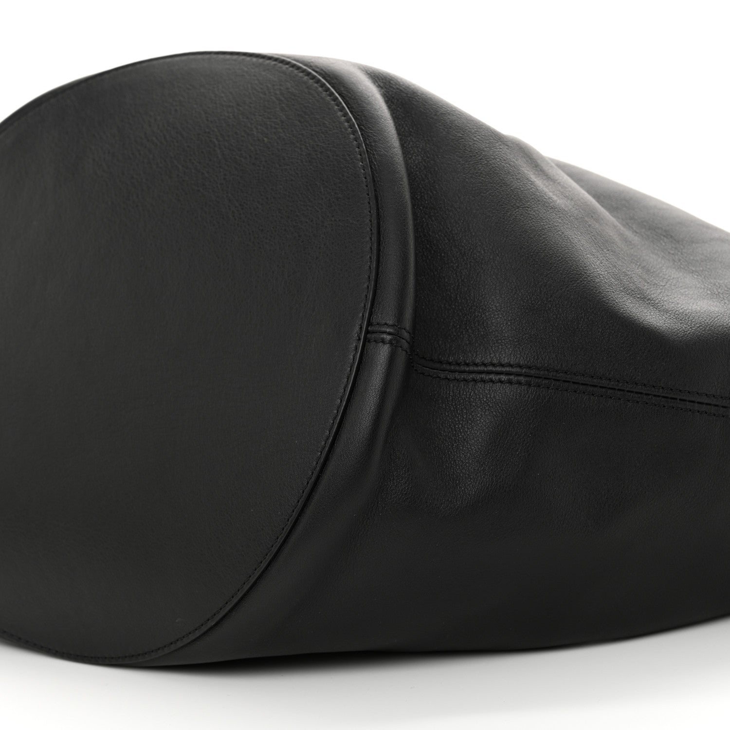 Khaite Calfskin Medium Lotus Tote Black 9 of 11