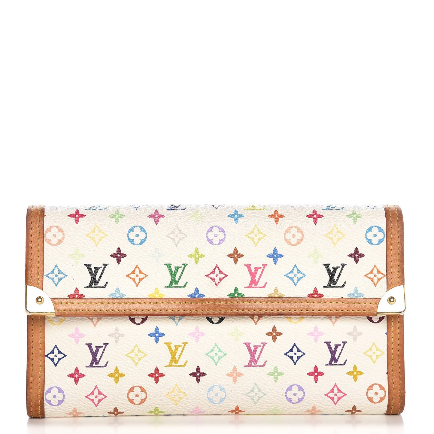 Monogram Multicolor Porte Tresor International Wallet White