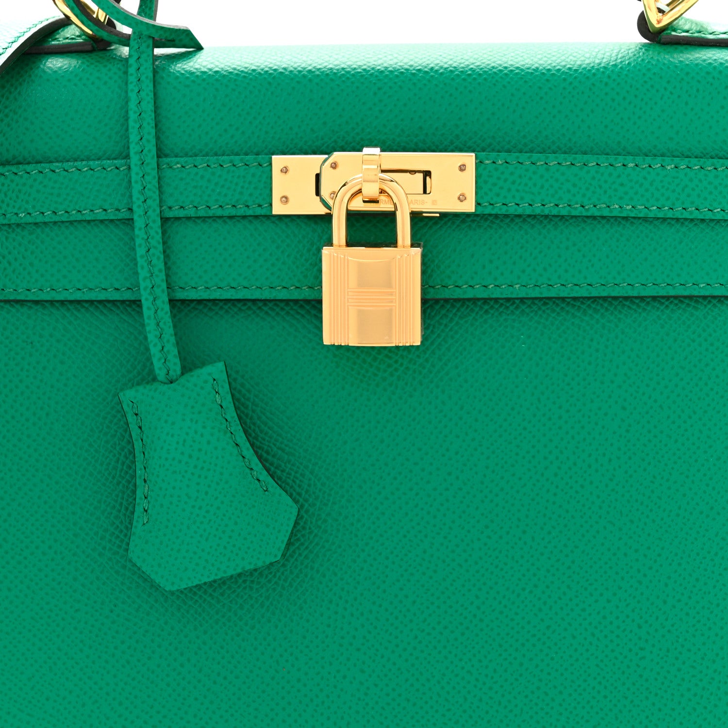 Hermes Epsom Kelly Sellier 25 Vert Jade 8 of 12