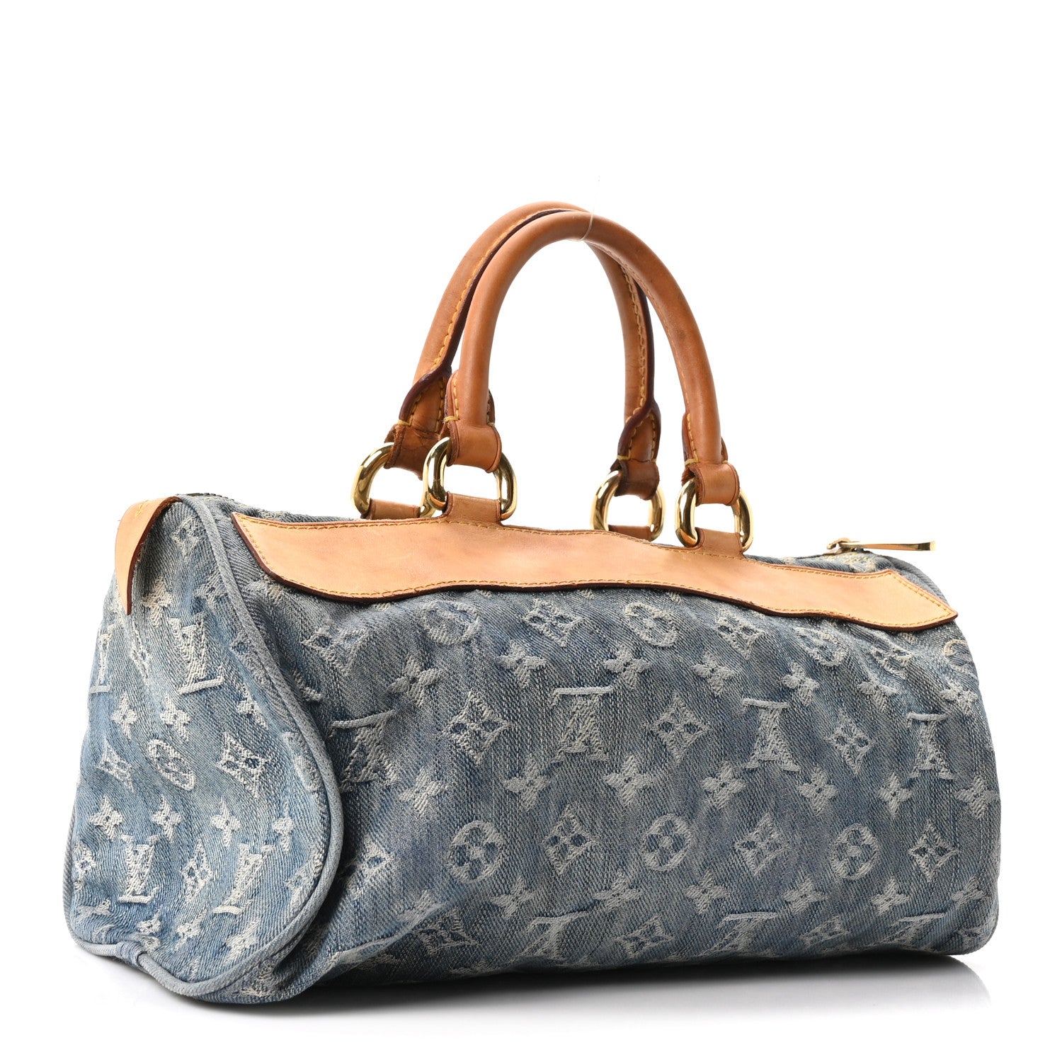 Louis Vuitton Monogram Denim Neo Speedy Blue 3 of 9