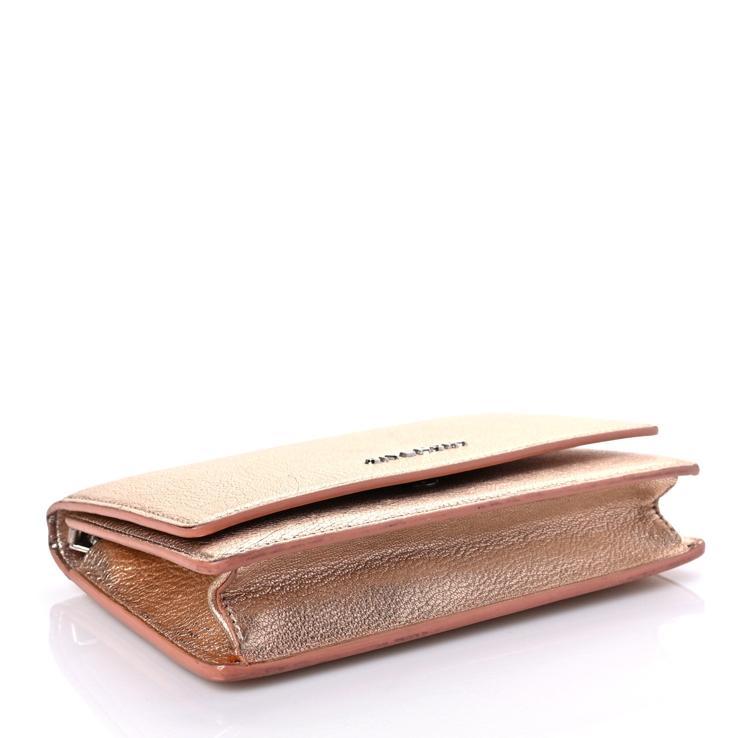 Givenchy Metallic Calfskin Pandora Chain Wallet Light Pink 3 of 8