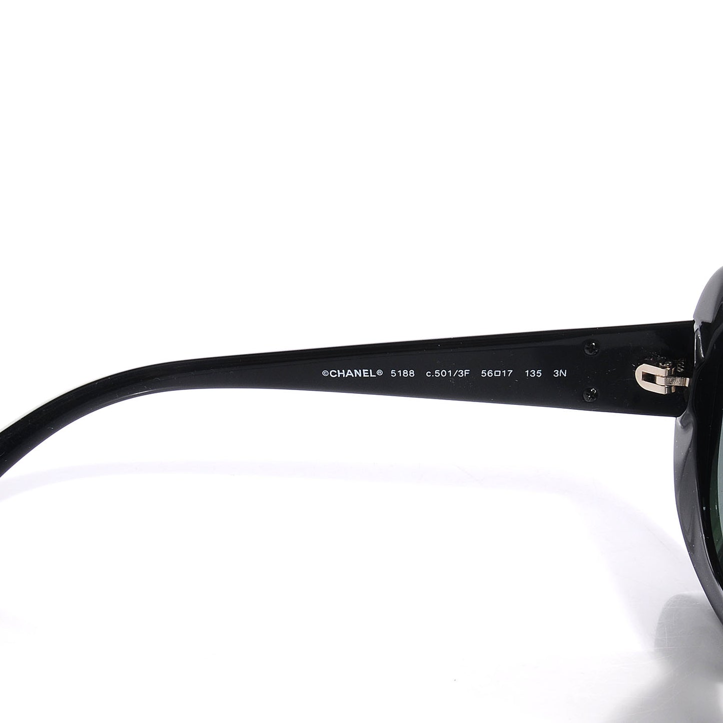 Quilted CC Sunglasses 5188 Black