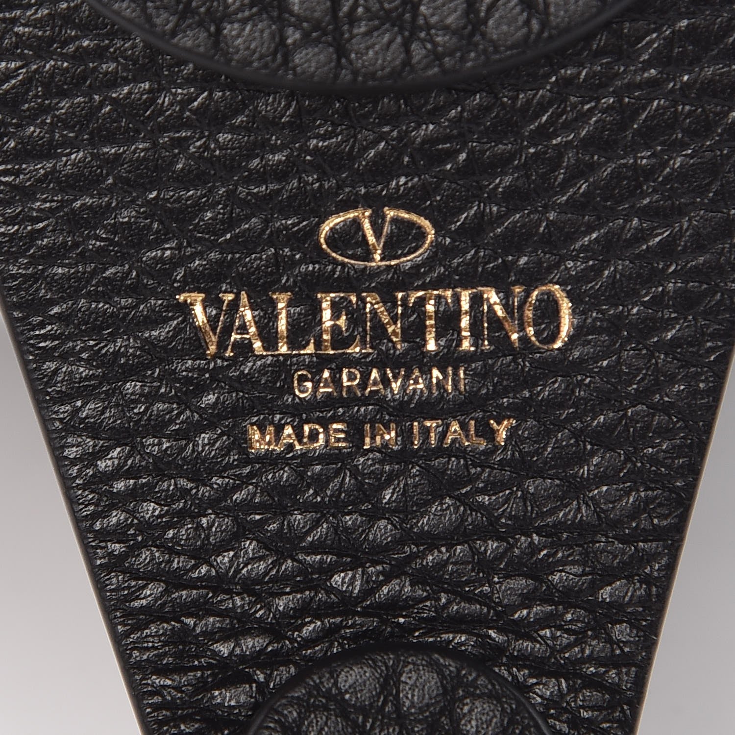 Valentino Garavani Canvas Camupanther Embroidered Rockstud Guitar Strap Green 3 of 3