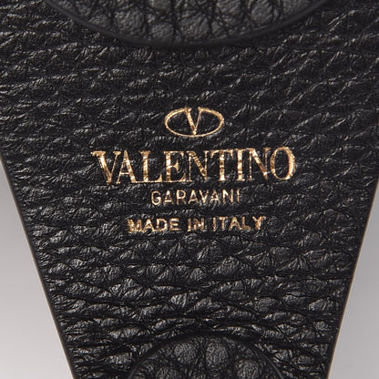 Valentino Garavani Canvas Camupanther Embroidered Rockstud Guitar Strap Green 3 of 3