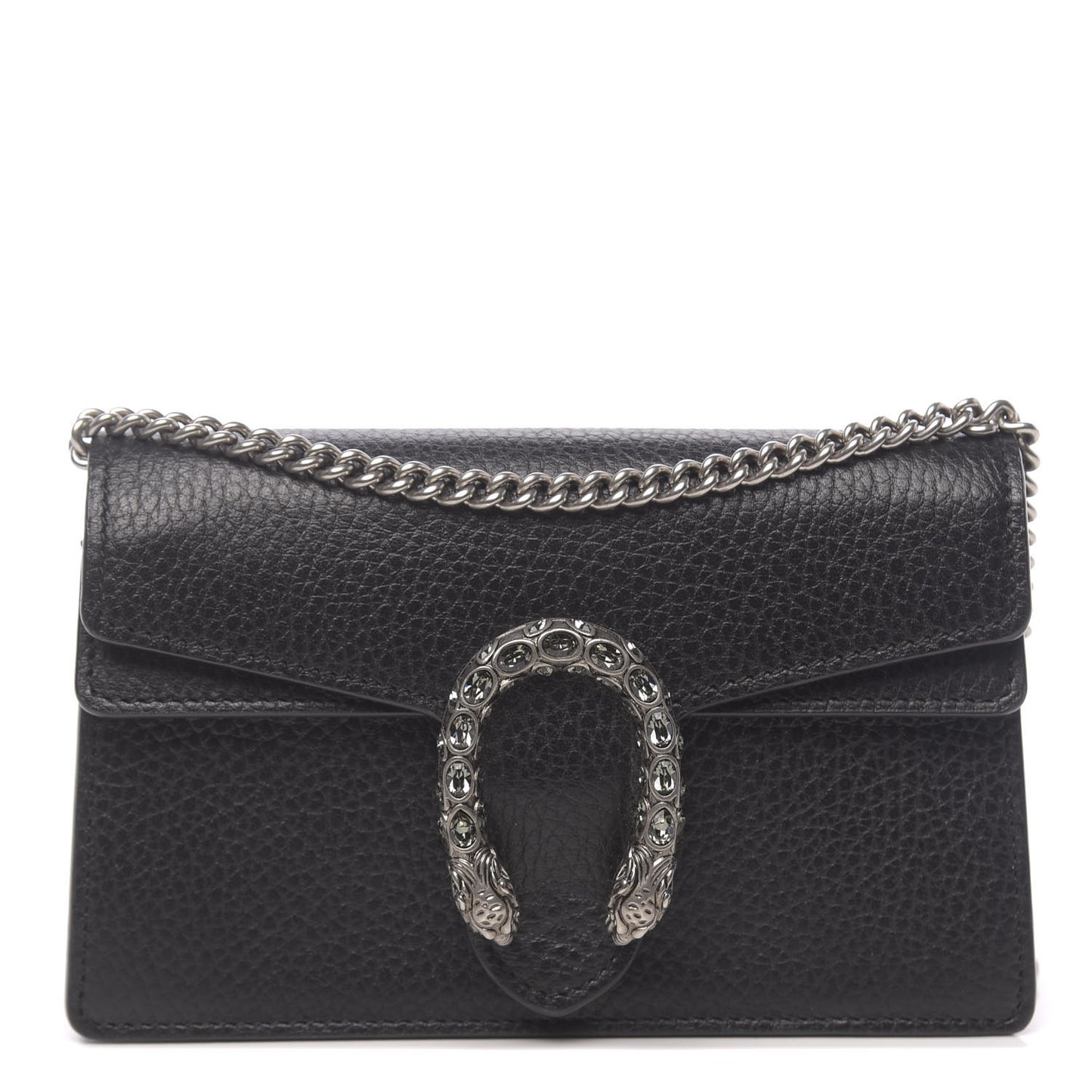 Calfskin Super Mini Dionysus Shoulder Bag Black