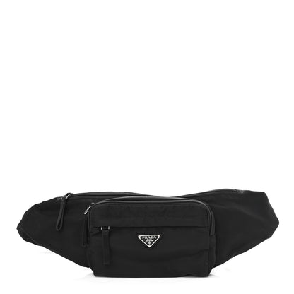 Prada Tessuto Nylon Belt Bag Black 2 of 10