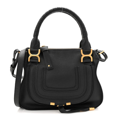 Chloe Calfskin Small Marcie Satchel Black 1 of 10