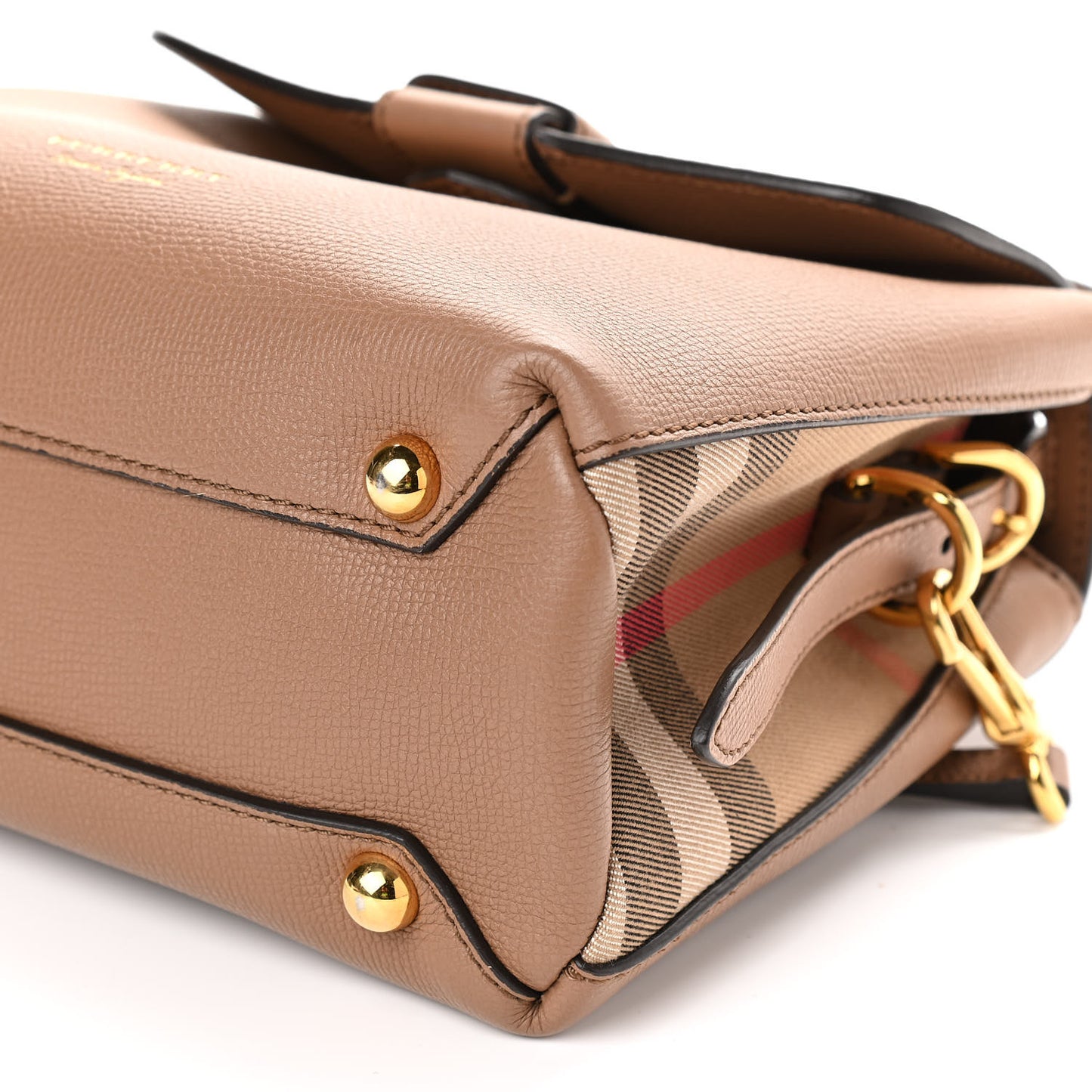 Derby Calfskin House Check Small Camberley Dark Sand