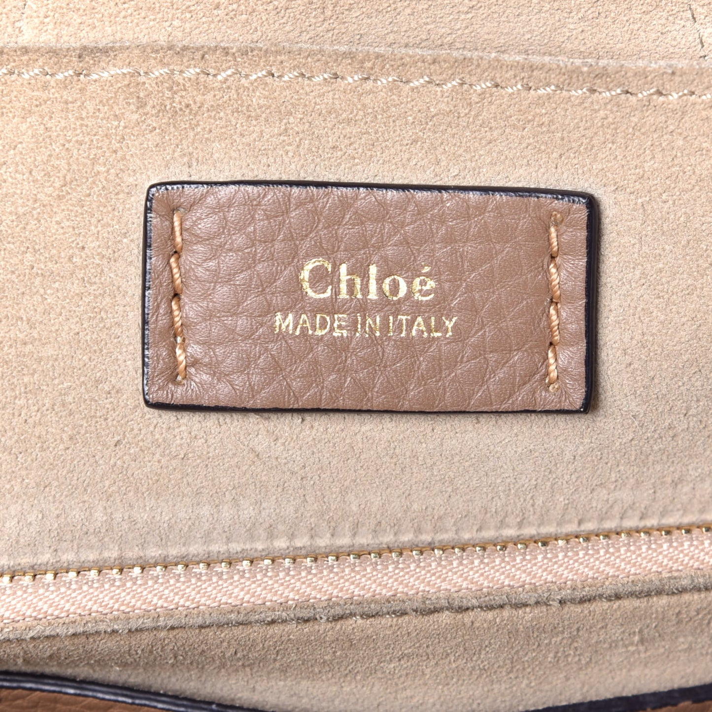 Grained Calfskin Hayley Double Carry Satchel Nut