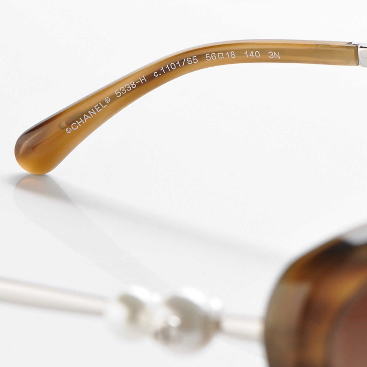 Chanel Pearl Sunglasses 5338-H Taupe 5 of 7