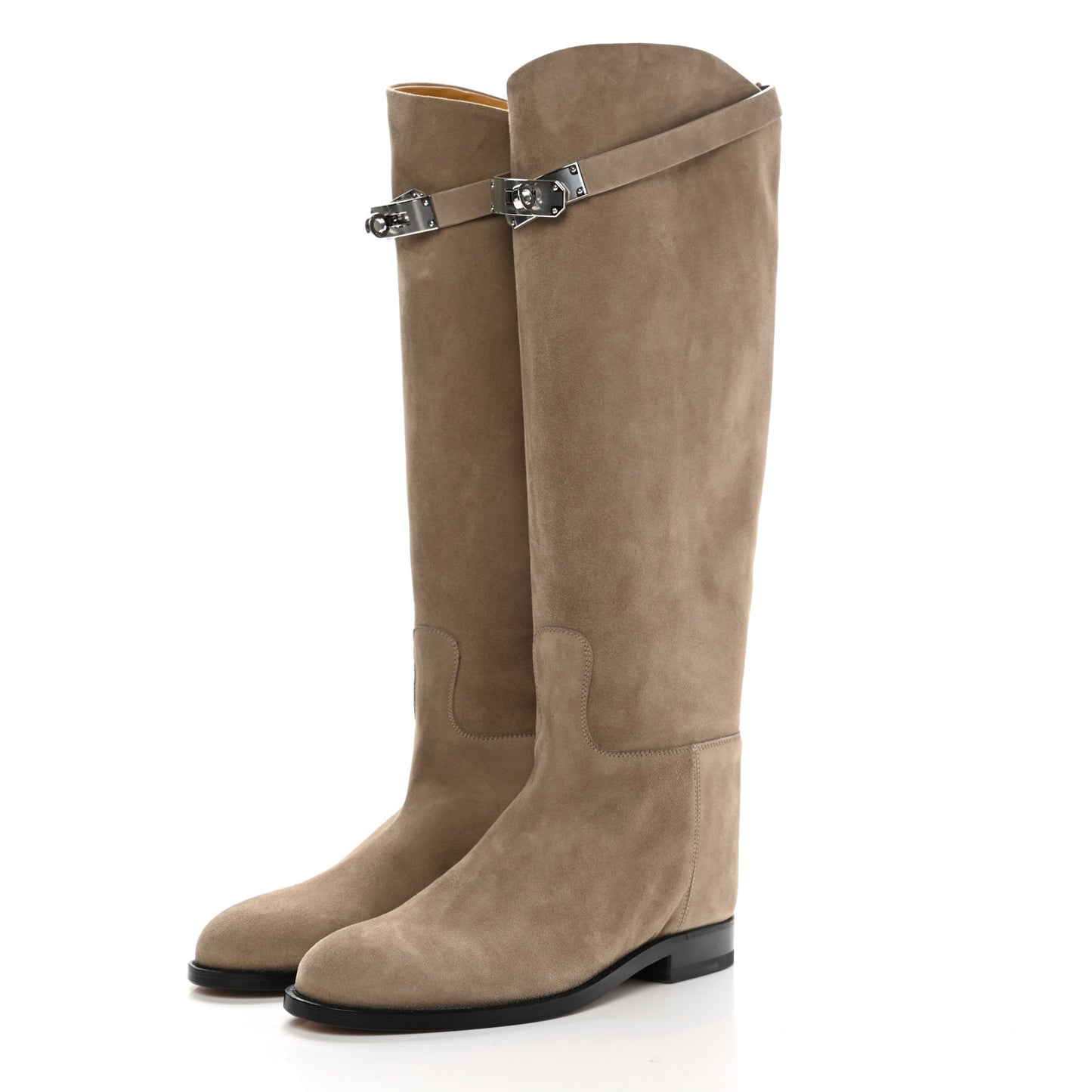 Suede Kelly Jumping Boots 36 Oak