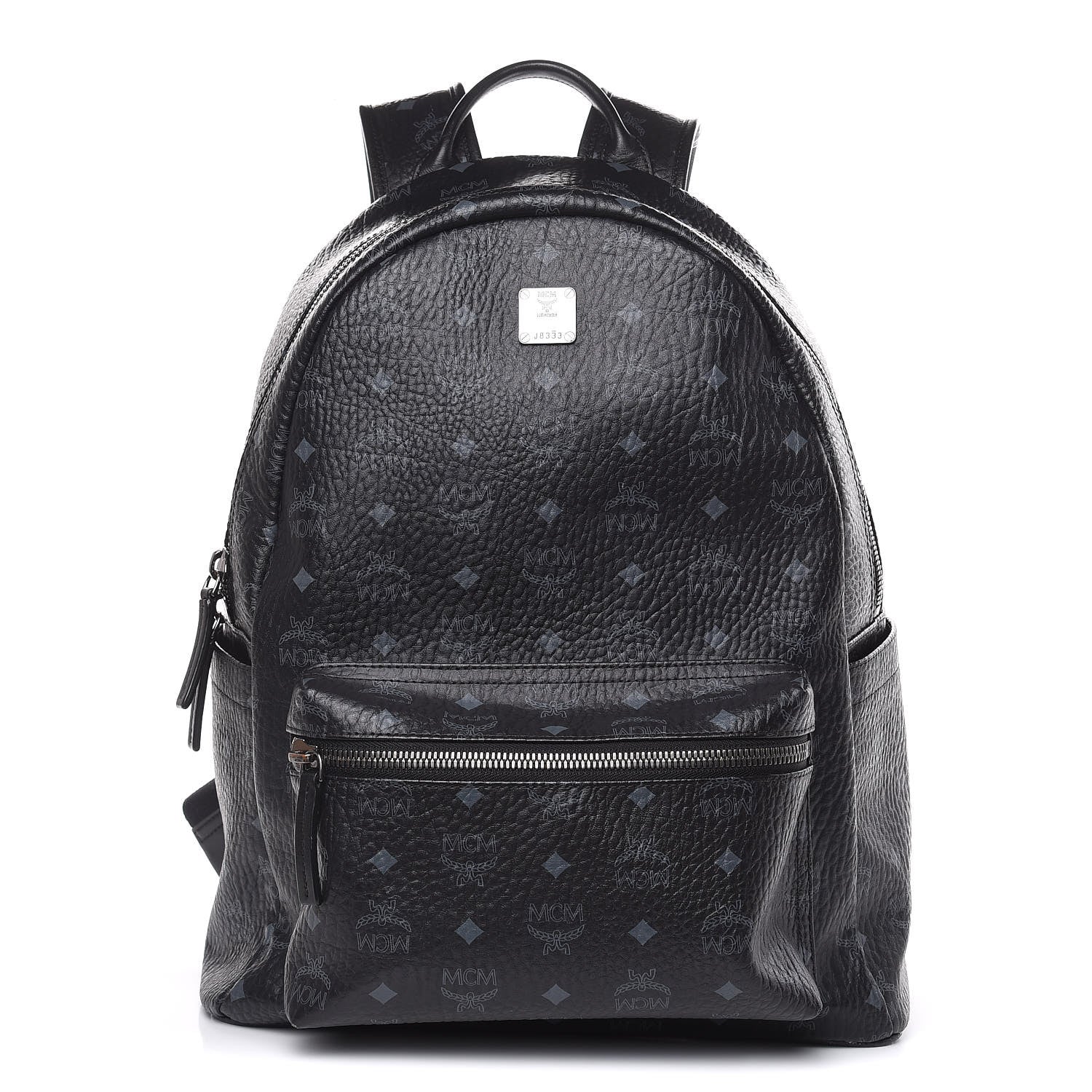 MCM Visetos Medium Stark Backpack Black 1 of 13