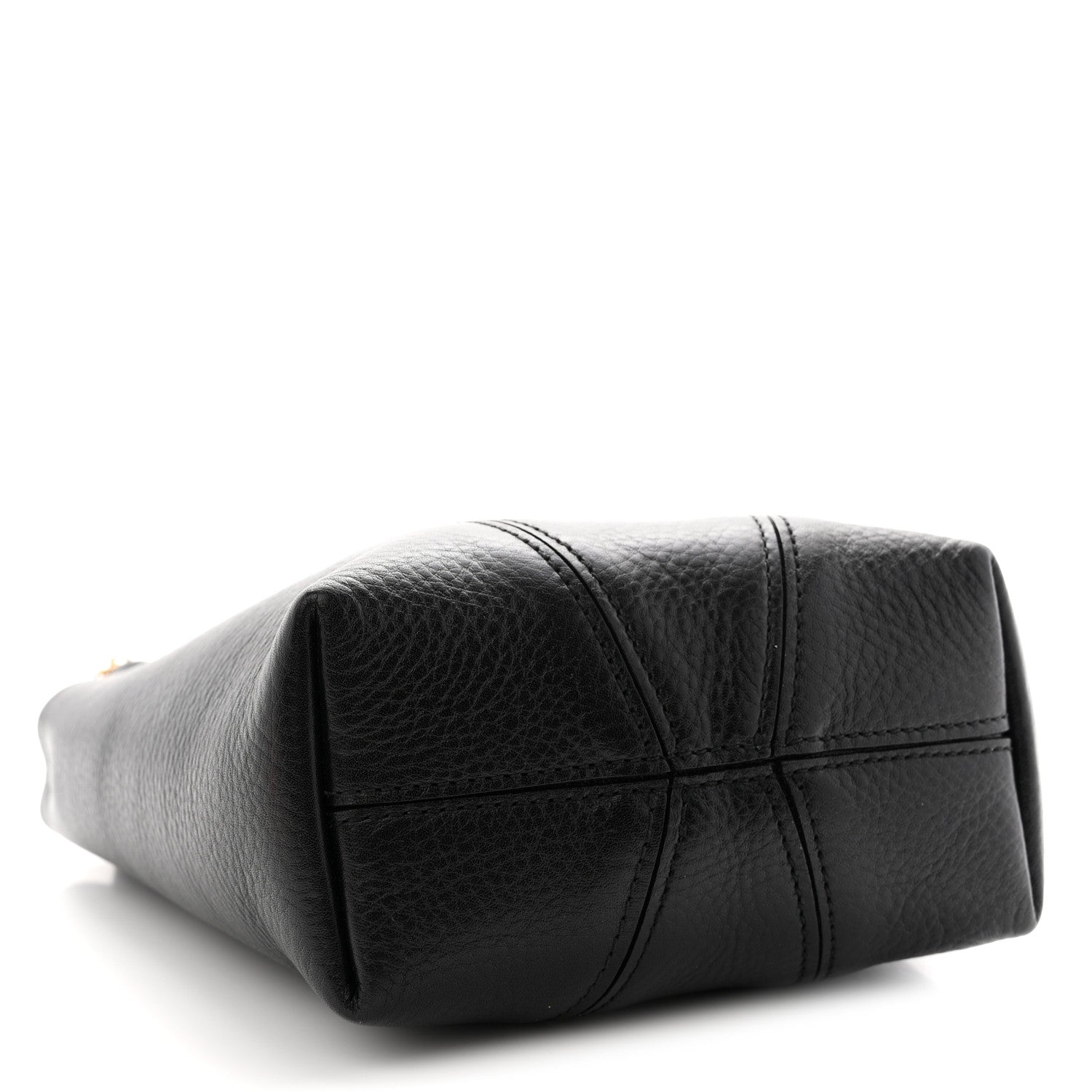 Chloe Grained Calfskin Small Spin Tote Black 4 of 10