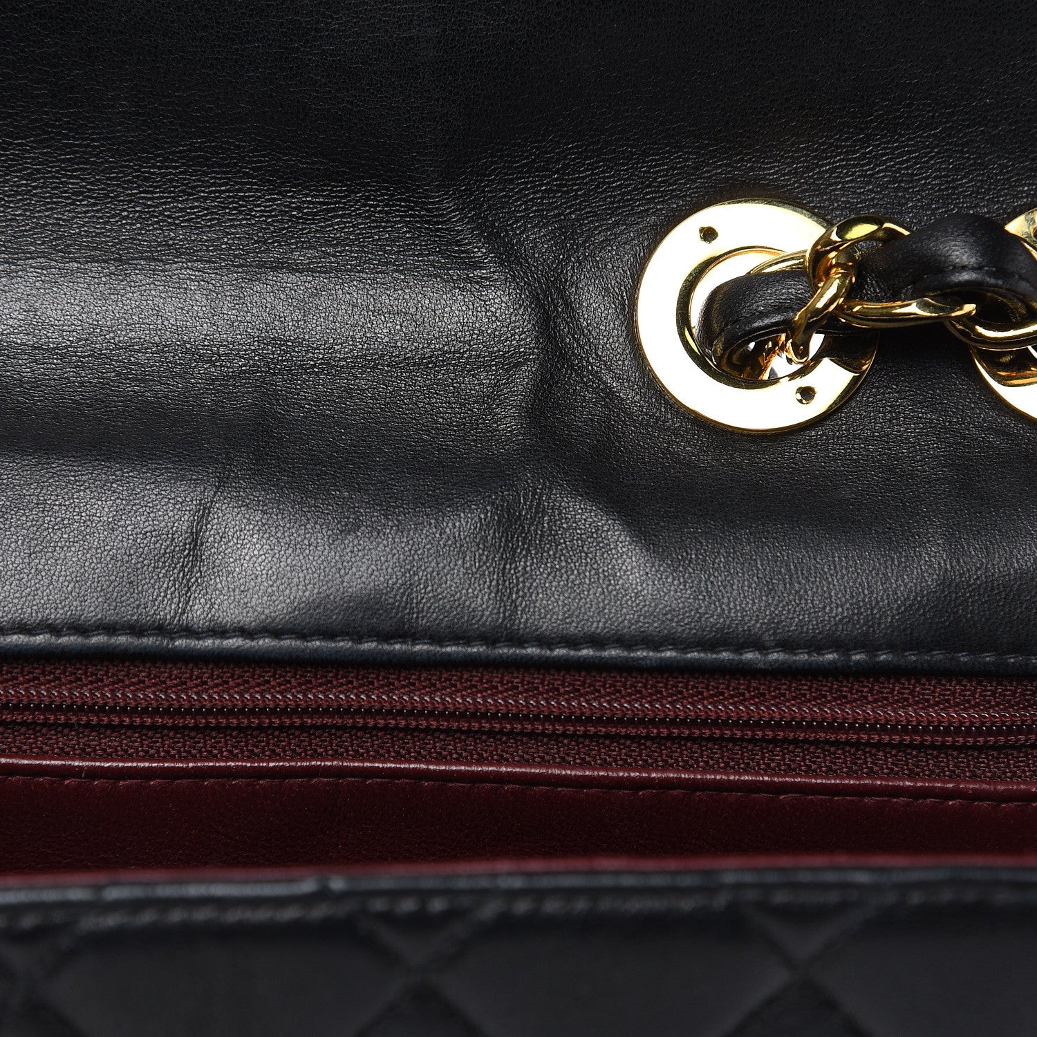 Chanel Lambskin Quilted XL Jumbo Single Flap Black 12 of 18