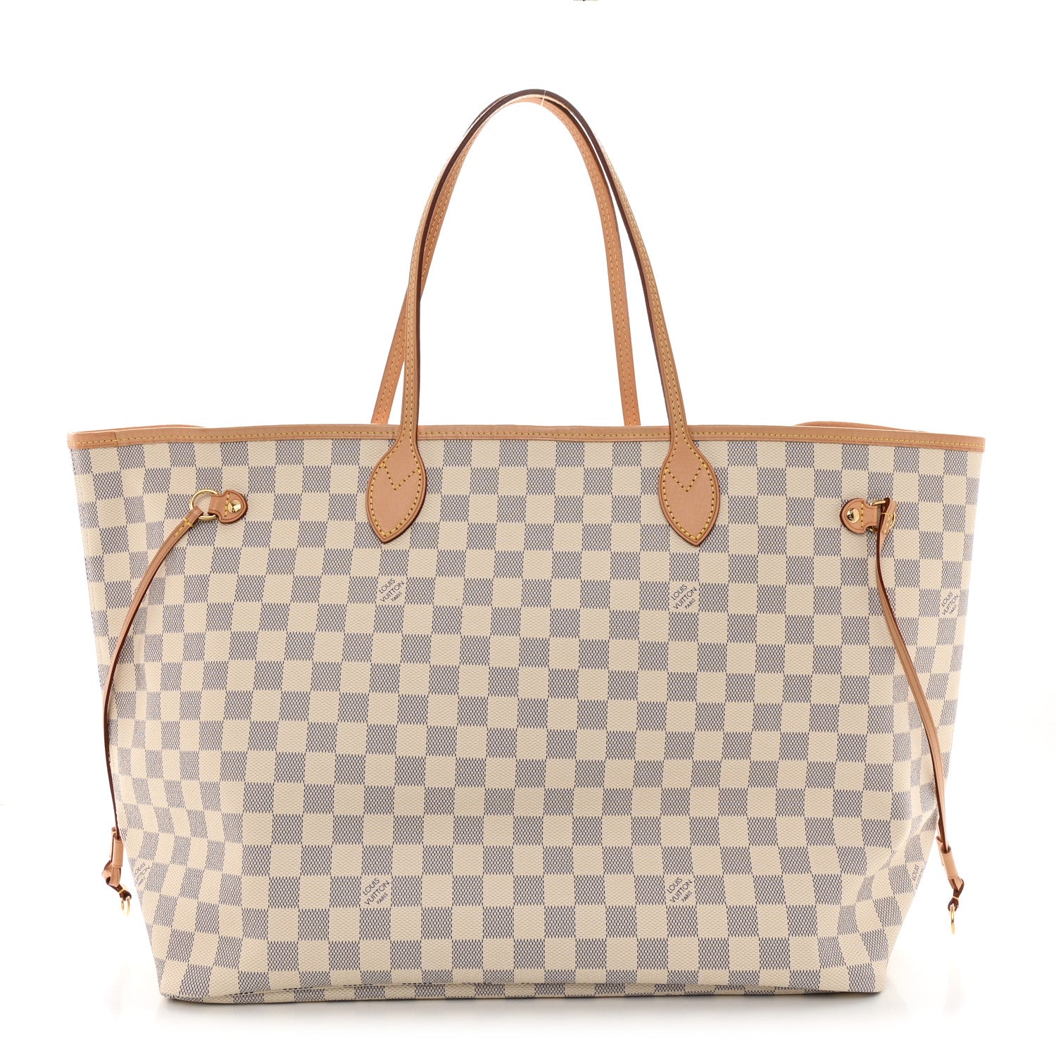 Louis Vuitton Damier Azur Neo Neverfull GM Rose Ballerine 1 of 10