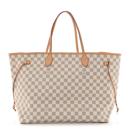 Louis Vuitton Damier Azur Neo Neverfull GM Rose Ballerine 1 of 10