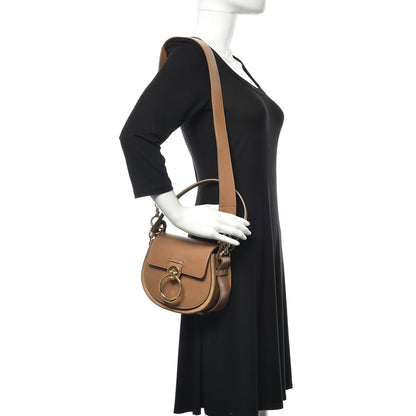 Chloe Calfskin Small Tess Bag Nut 2 of 9